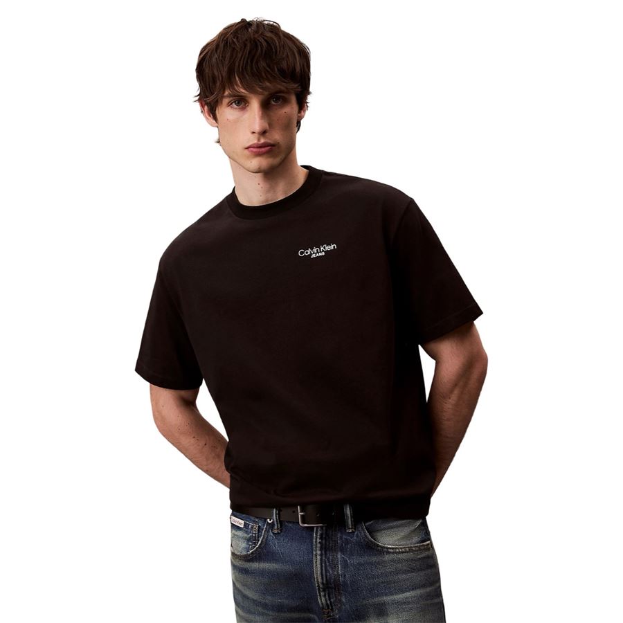 T-shirt a maniche corte con logo sul retro da uomo Calvin Klein | LV04RD825GUB1